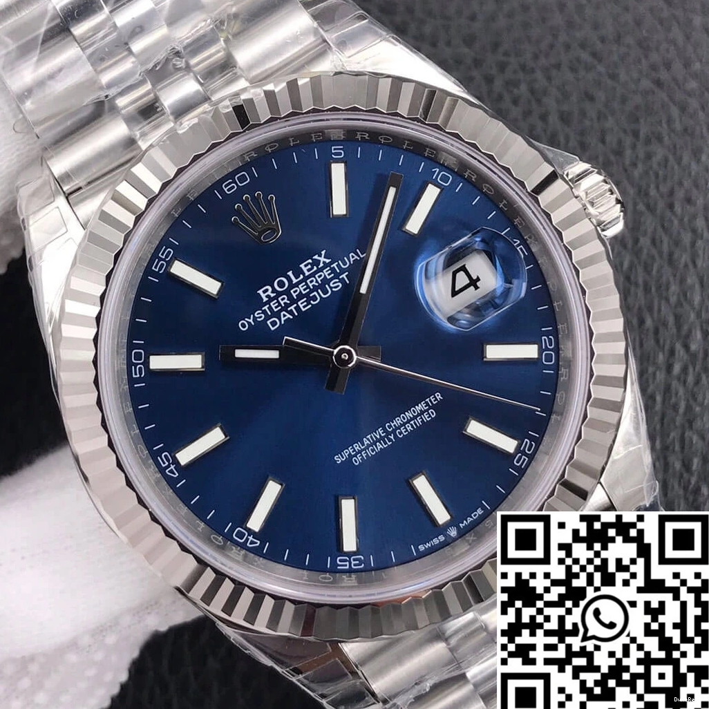 Blue VS Rolex Factory M126334-0002 Datejust Dial 1223